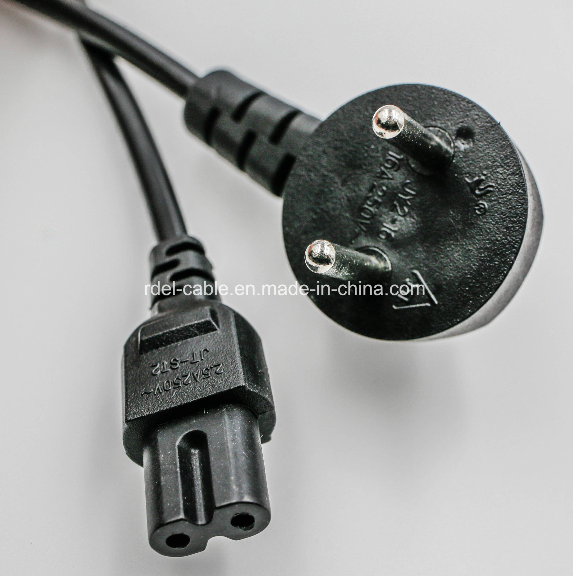 Israel 2 Pin 13A Computer AC Power Cord