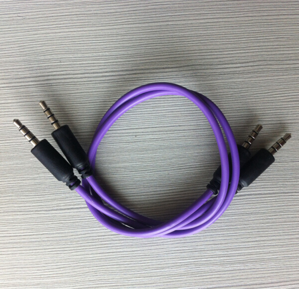 3.5mm Aux Audio 4poles Patch Cable 1m