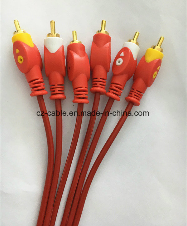 V Cable, Fisheyes, (3) RCA Plug to (3) RCA Plug Cable