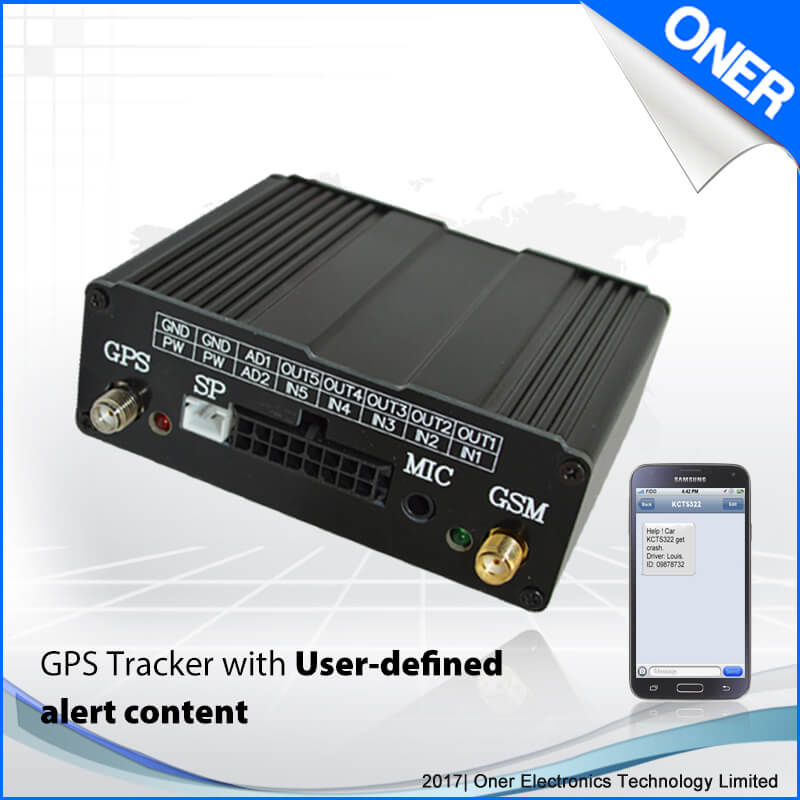 SMS APP Control Vehicle GPS Tracker with Web-Based Platform Working