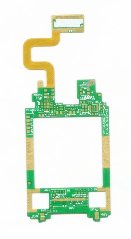 2layer Rigid and Flexible PCB with 1.0mm Fr4 &0.2mm Polymide