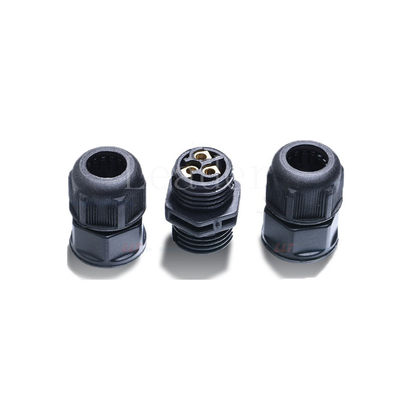 15 AMP 3 Pole Screw Terminal Straight Connector Waterproof Connector