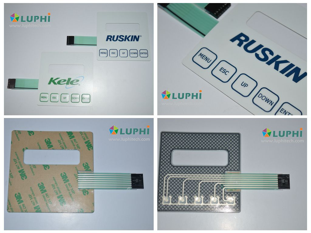 Shielding Pet Printing Circuit Keypad Membrane Switch