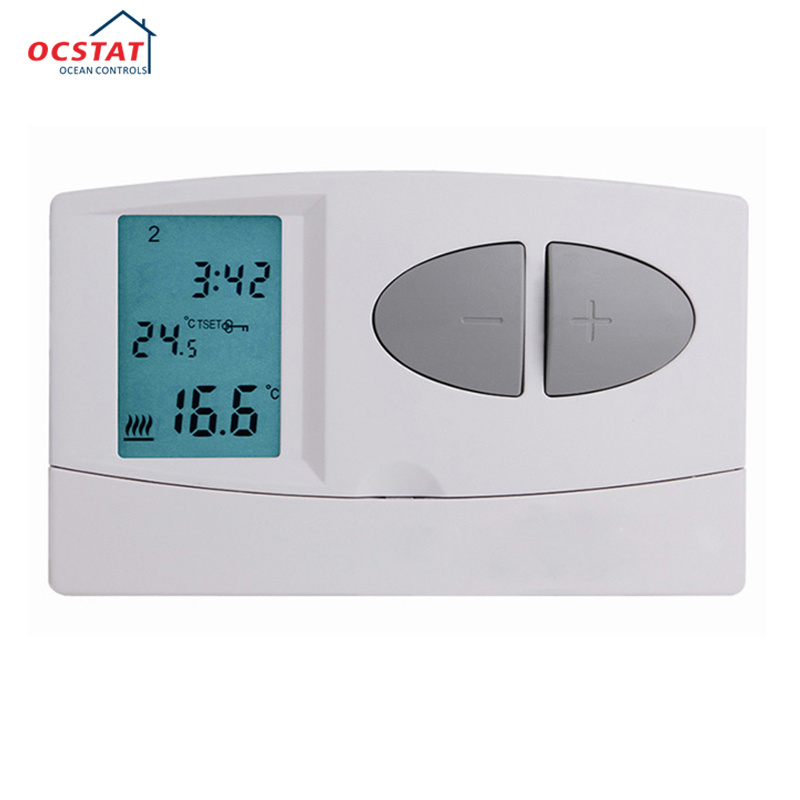 Digital Water Floor Heating System Boiler Room Programmable Radiator Thermostat