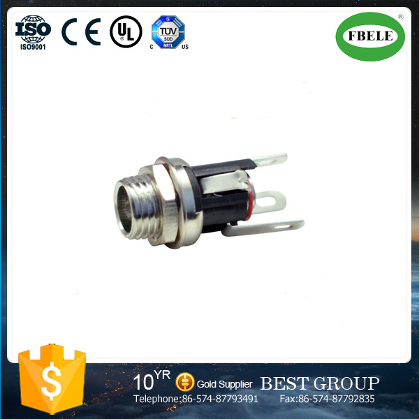 DC-025m Pin=2.0/2.5mm with Screw Thread Socket