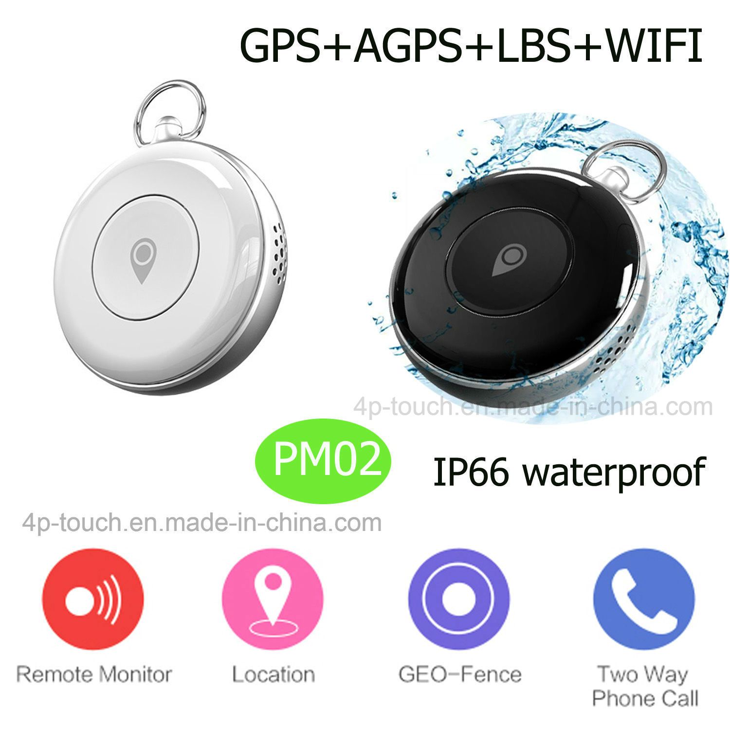Hot Selling Portable GPS Tracker with Waterproof IP66