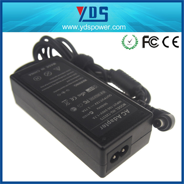 Replacement Laptop AC/DC Adapter for Samsung 12V 3.75A