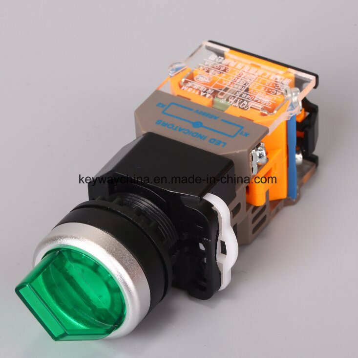 Illuminated-Handle Type Pushbutton Switch