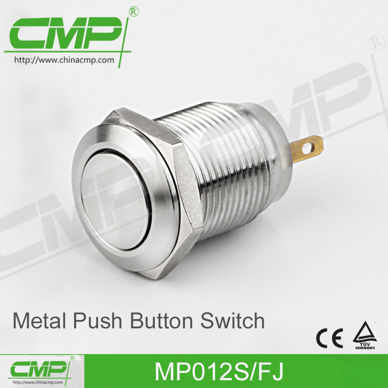 Momentary 12mm Vandal Resistant Push Button Switch
