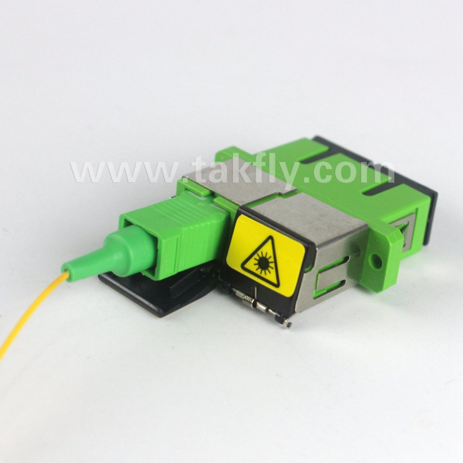 Fiber Optic Adapter Sc/APC with Shutter
