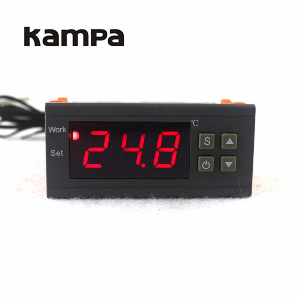 Digital Temperature Controller Mh1210W 90-250V 10A 220V Thermostat Regulator with Sensor -50~110c