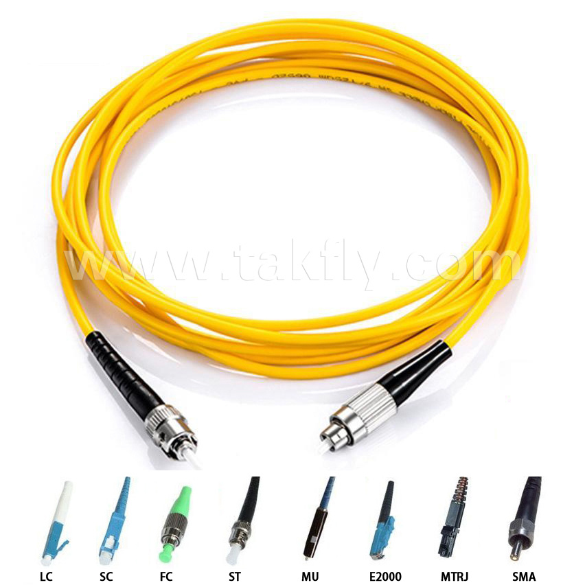 1/3/5/10 Meters Sc/LC/FC/St Jumper Singlemode Simplex FC/PC Patch Cord