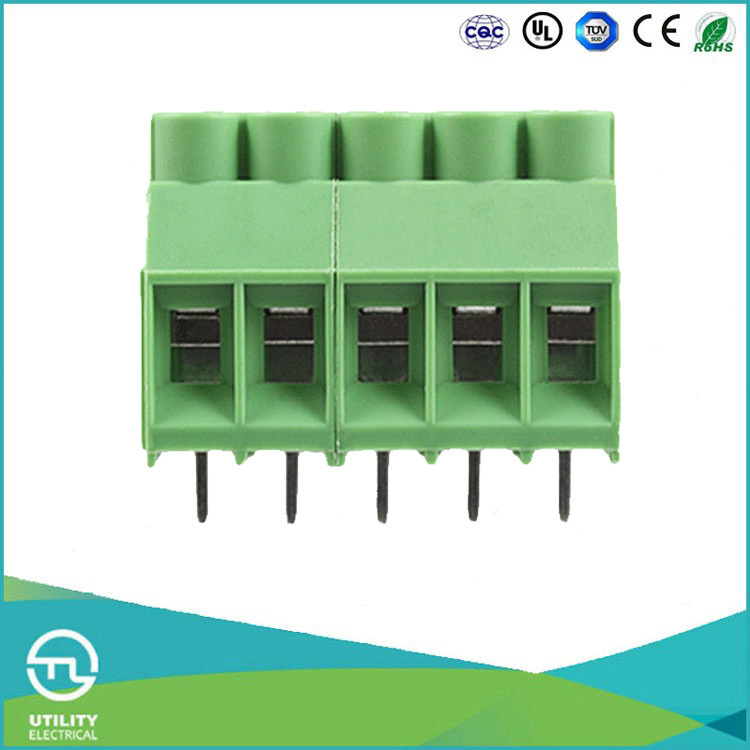 4mm2 Wire Capacity 6.35mm Pitch PCB Clamp Connector
