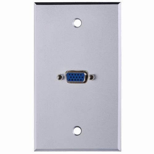 Aluminum XLR Wall Socket, Face Plate (9.2064)