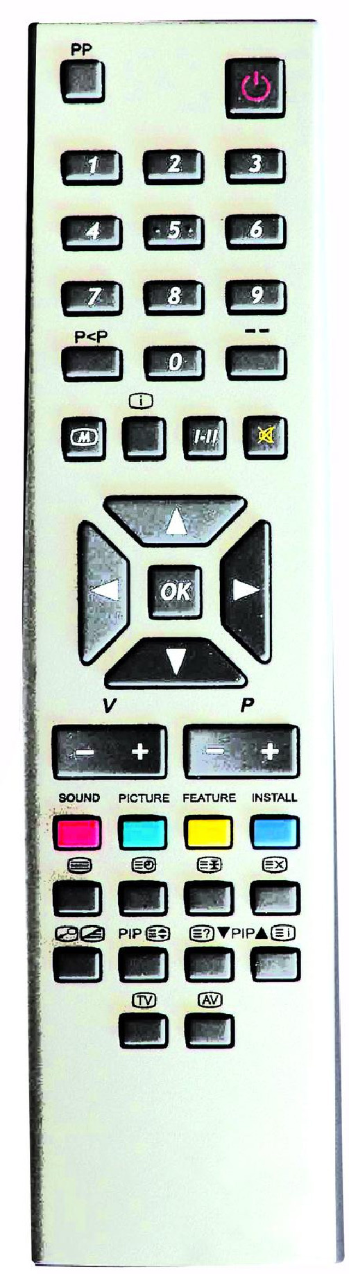 High Quality Remote Control for TV (2440)