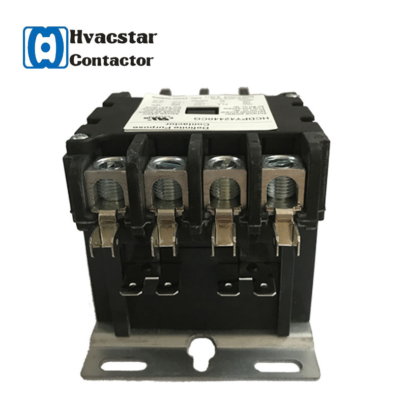 UL Certificate High Quality Air Conditioner 24V 40A 4 Poles AC Dp Contactor