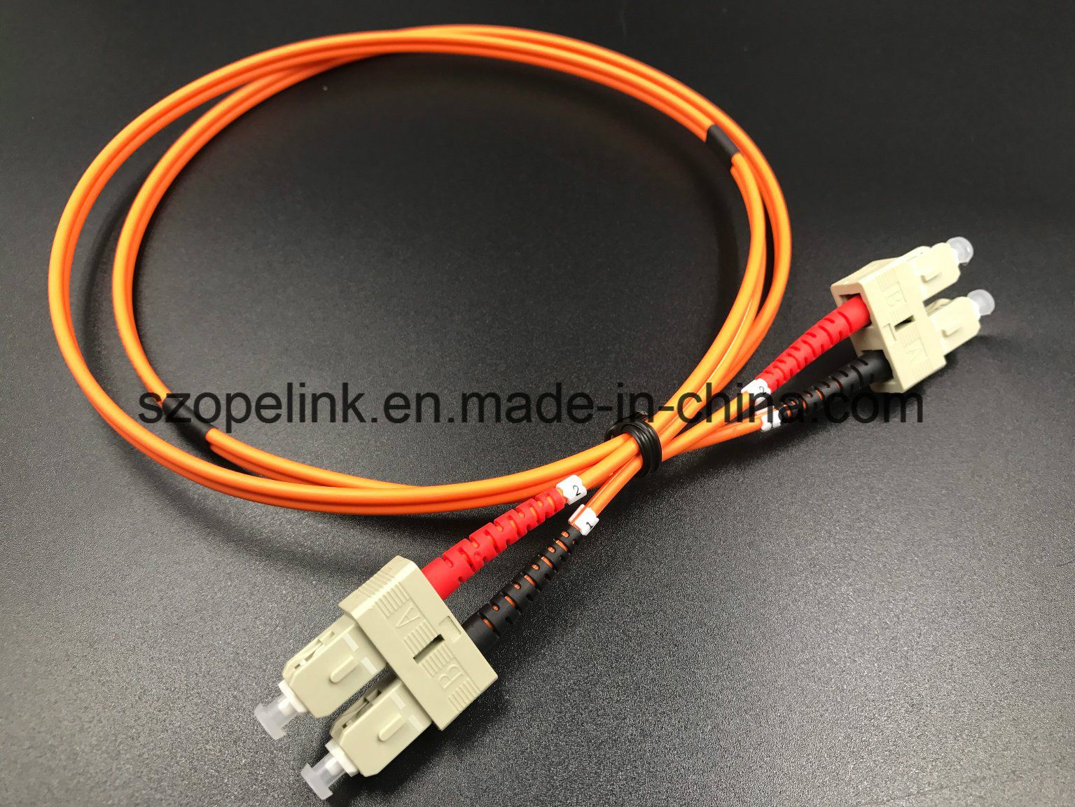 Fiber Optical Patch Cord Sc-Sc Duplex, mm for Optical Fiber Communication System