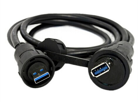 IP65 Electrica Female Waterproof USB 3.0 Connector