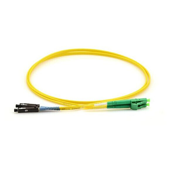LC-Mu Fiber Optic Patch Cords Single-Mode Duplex APC-Upc LSZH