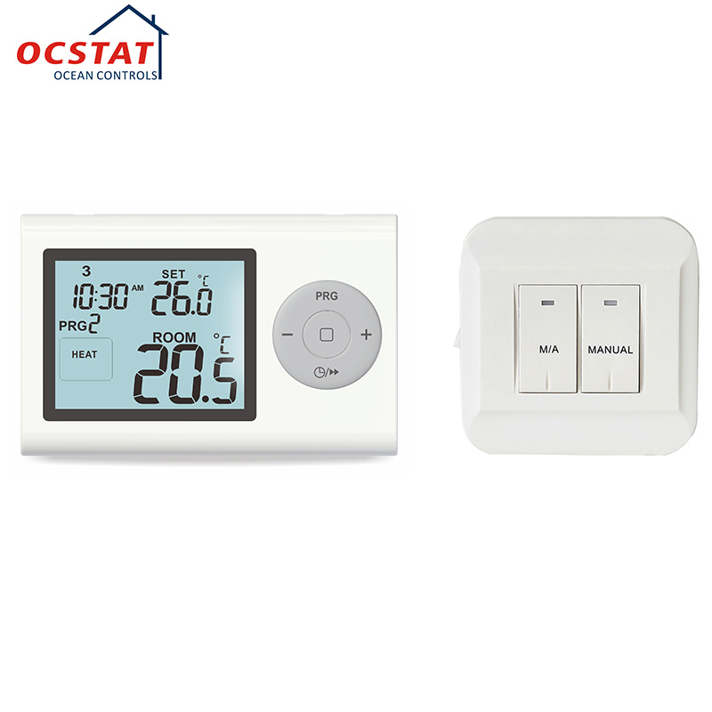 Digital Wall - Hung Gas Boiler RF Wireless Programmable Thermostat