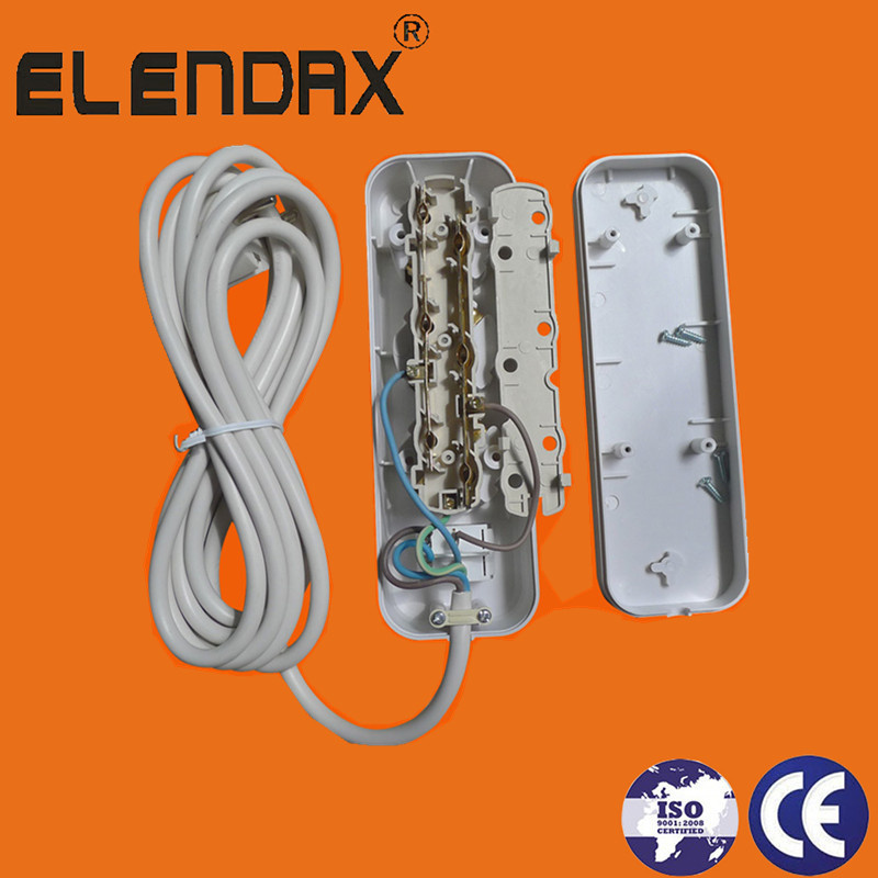 Germany Type 3 Way Power Extension Socket (E8003E)