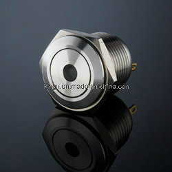 16mm Waterproof DOT Illuminated on-off Push Button Switch (Ls16)