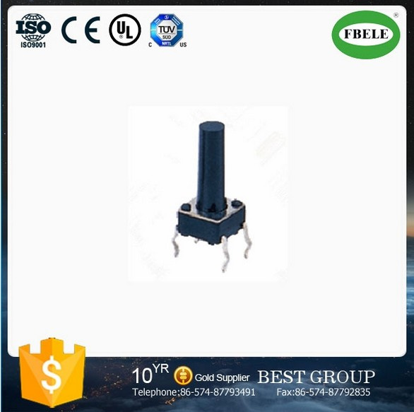 Tactile Switch with 4pins, Tact Switch, Push Button Power Tactile 4 Pin Push Button Switch