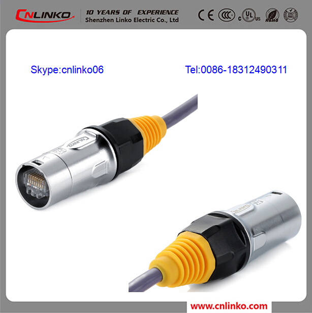 RJ45 Metal Connector 8p8c Ethernet Connector RJ45 Electrical Connector