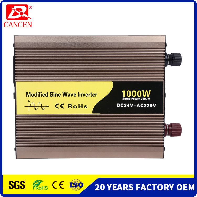 Full Power Inverter for Household Appliances 1000W 1500W 2000W 3000W Modified Sine Wave Inverter with UPS Charger