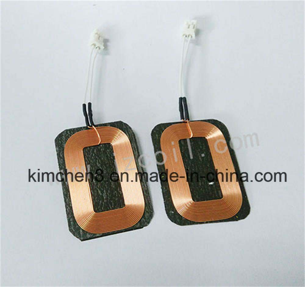 Qi Wireless Charger Receiver Coil with Cables and Connector
