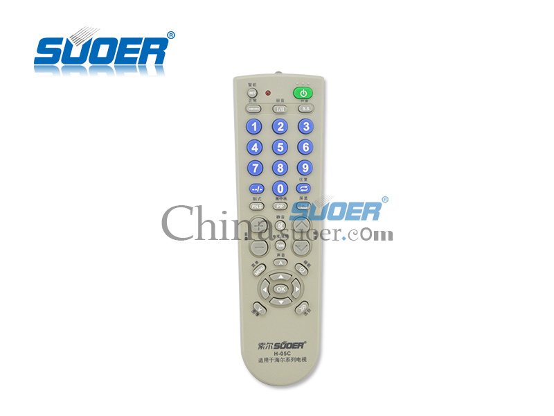 Suoer Lowest Price Universal TV Remote Control TV Remote Control LCD TV Remote Control with CE&RoHS (H-05C)