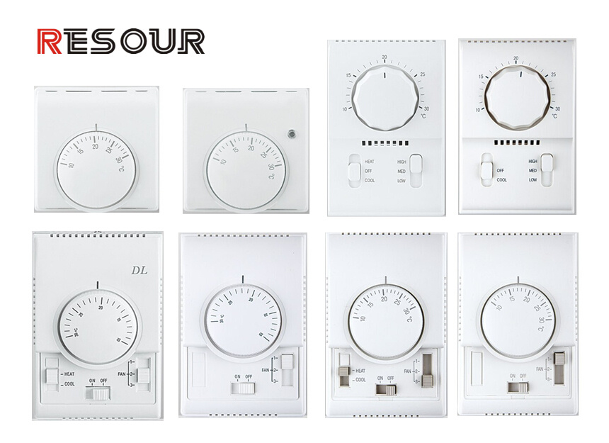Mechanical Room Thermostat, Three Speed Fan Switch