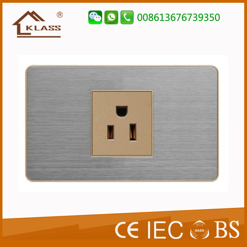 American Standard Receptacle Electrical 3 Pin Wall Socket