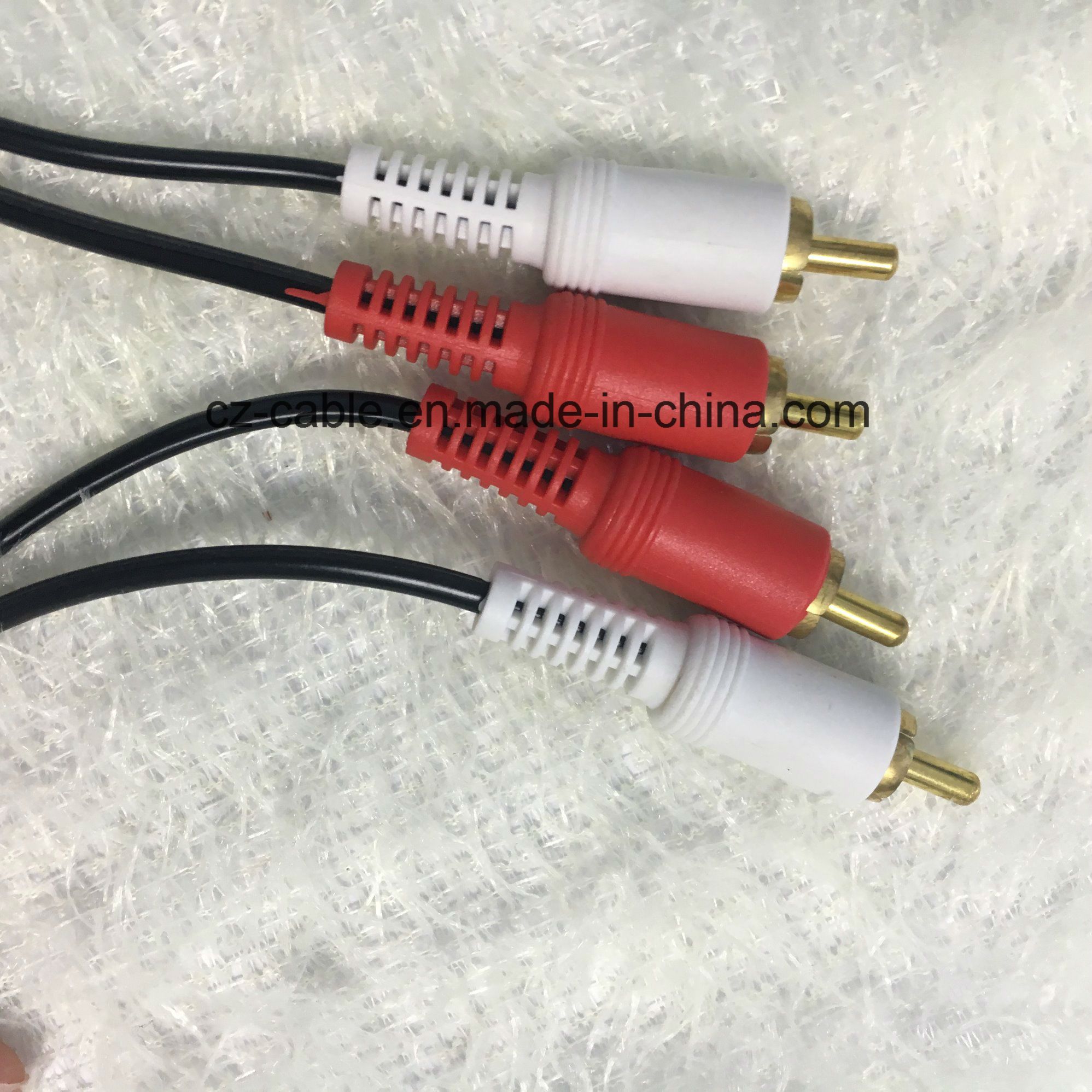 2RCA Plug to 2RCA Plug Cable for AV