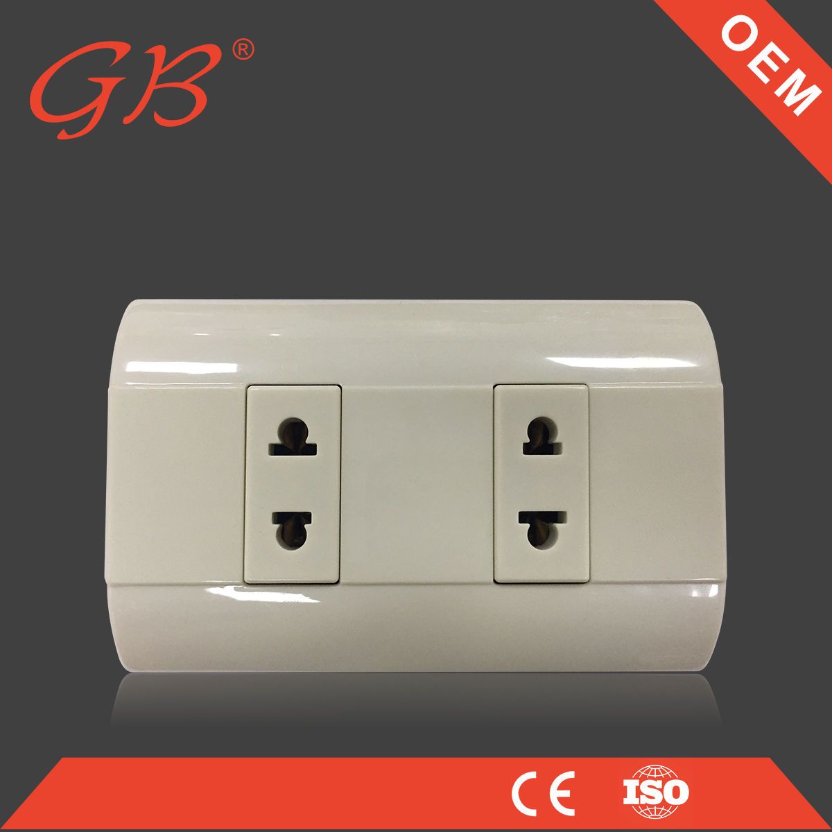 South American ABS Electrical Wall Socket Wall Switch