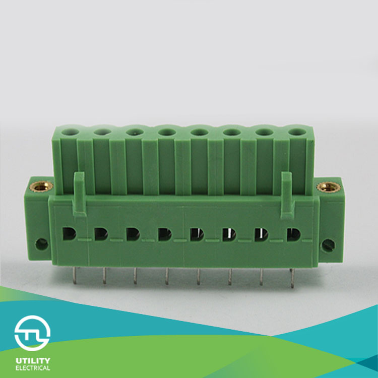 Phoenix 5.08mm Pitch PCB Board Brass 2pin Terminal Block