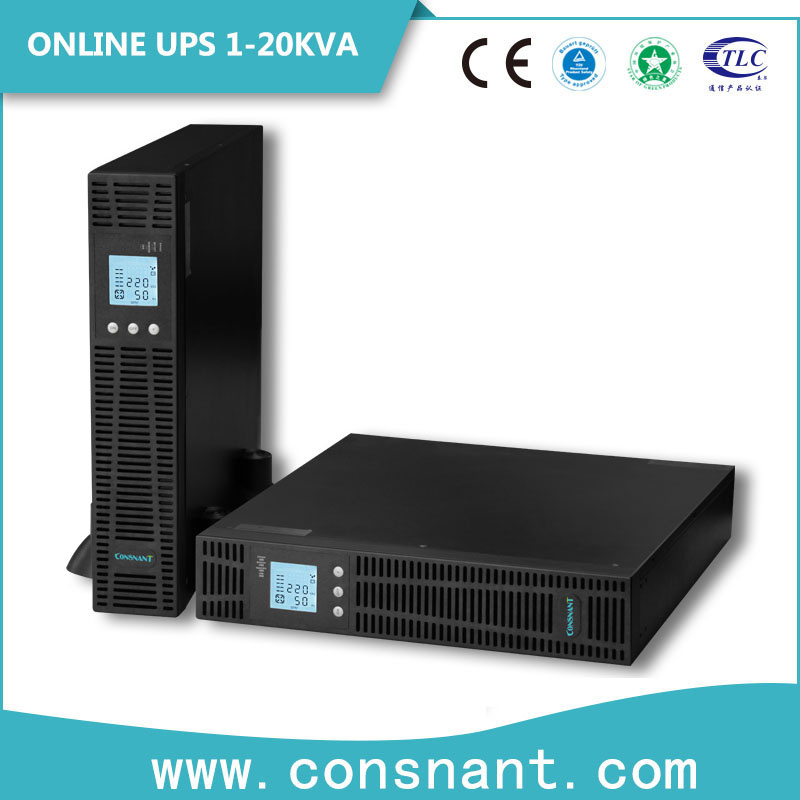1-10kVA Rack Mount Online UPS with Power Factor 0.9