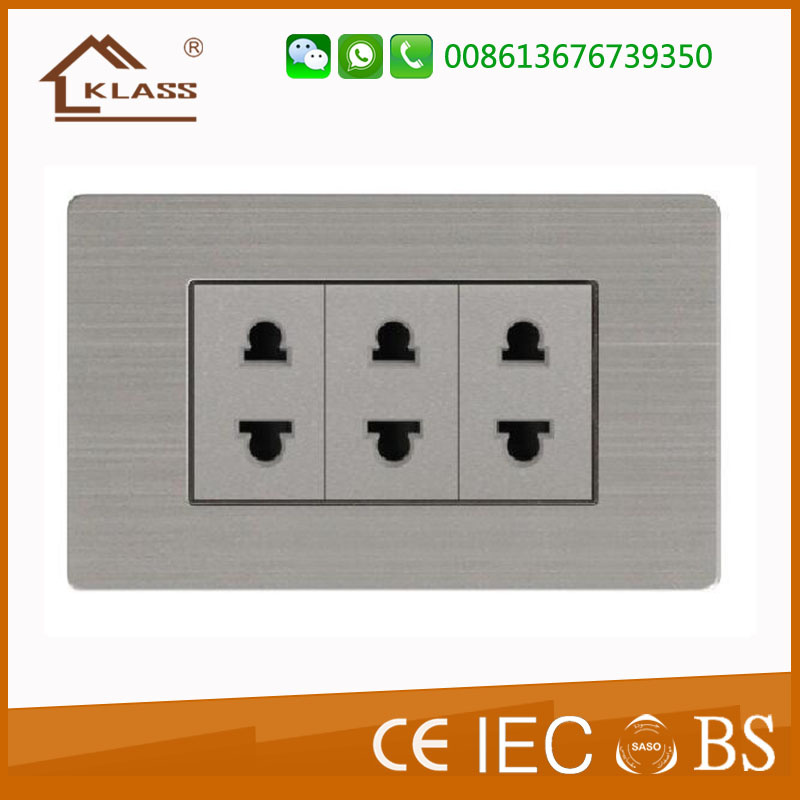 Hot Sale Triple 2pin Power Socket