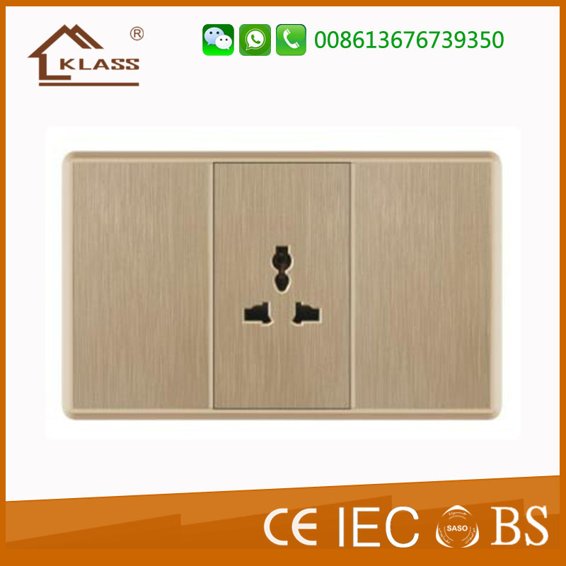 Mf 3pole Universal Wall Socket Lighting Socket