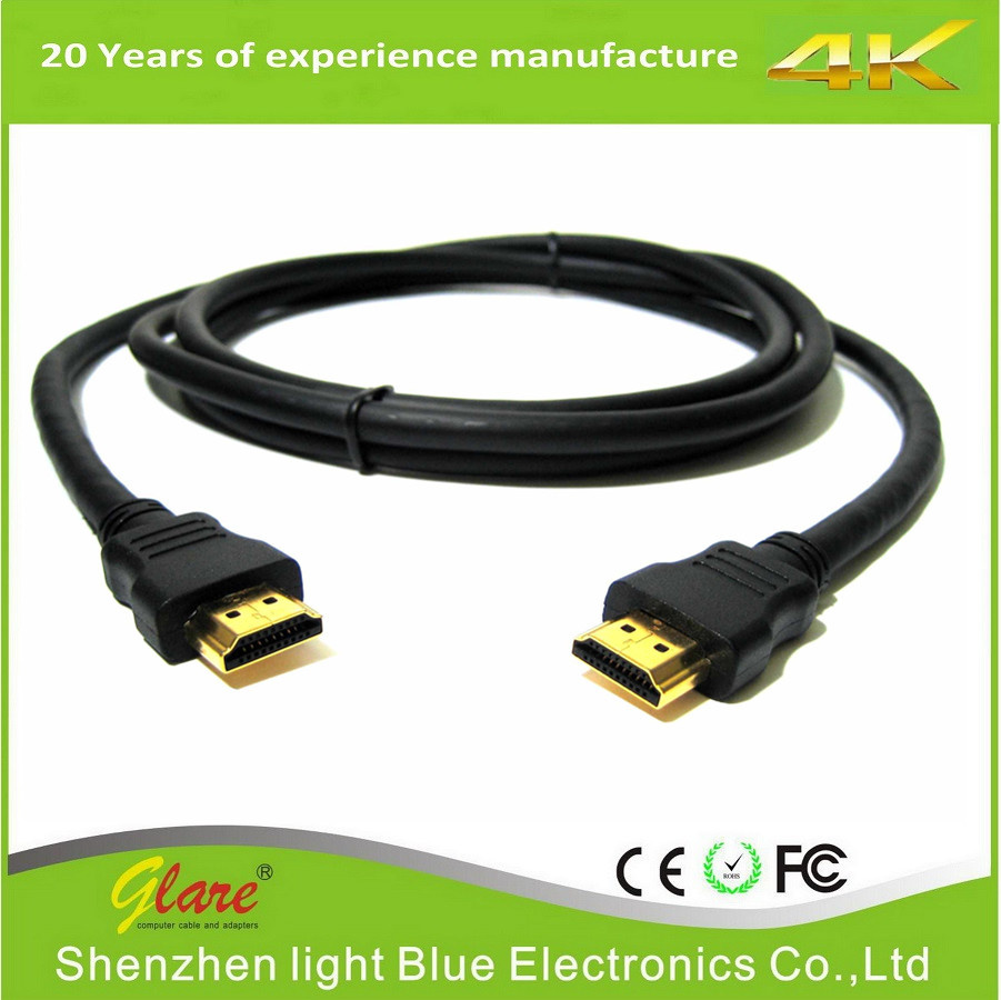 High Speed Gold Plug HDMI 2.0 Cable