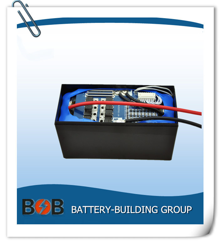 24V 6ah Lithium Battery Pack with Plastic Case