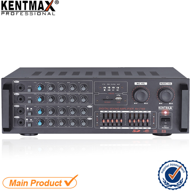 Hi-Fi Digital Mixing Stereo Audio Amplifier for Home Small System