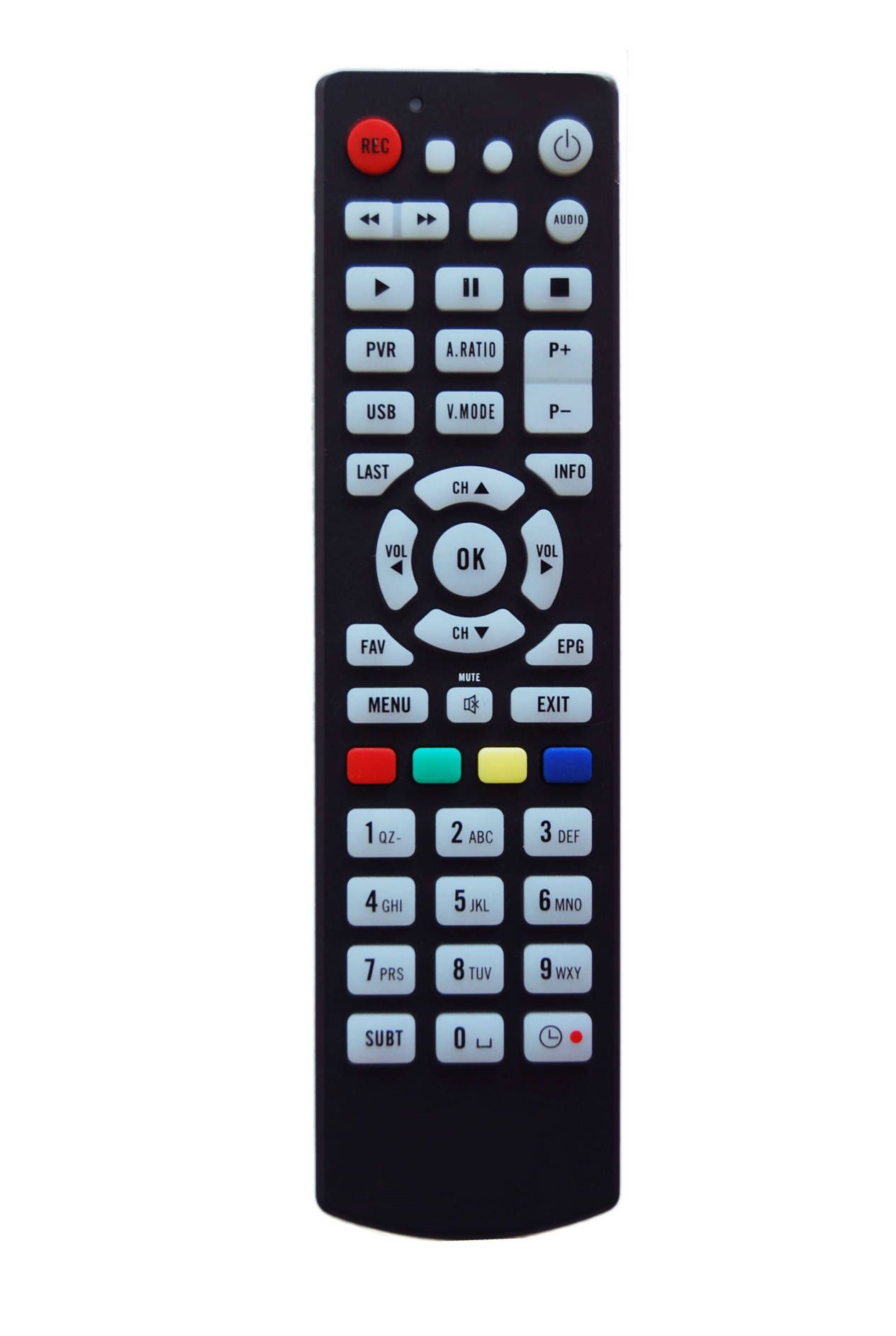 Learning Remote Control (KT-9345 Black) with TV/DVB