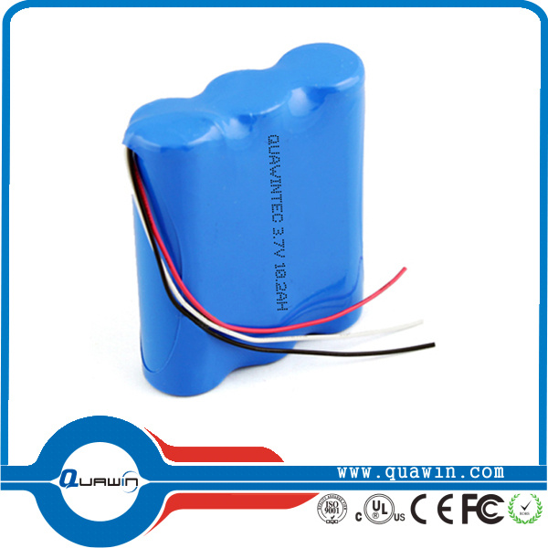 Li-ion Battery Pack 3.7V 10200mAh 18650 Rechargeable Battery