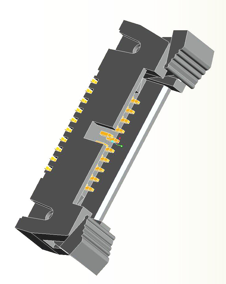 1.27mm Latch Headers Connector PCB Connector Ejector Header Connector