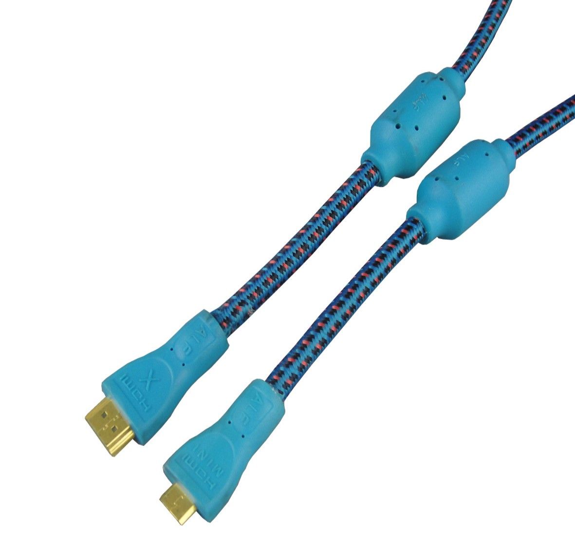 High Speed Blue1.5m HDMI Cable to HDMI Cable with Color Braid, AV Cable