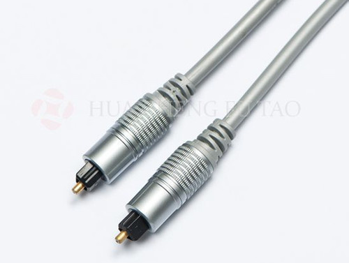 Ultra Soft Digital Silver Metal Toslink Cable
