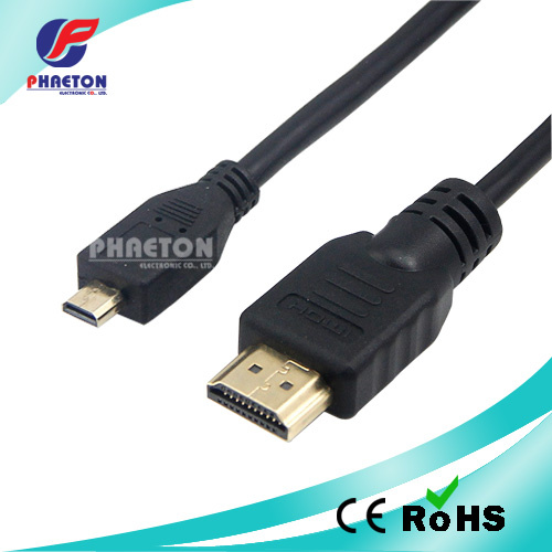 Micro HDMI to HDMI Cable 1080P for Phone (pH6-1206)