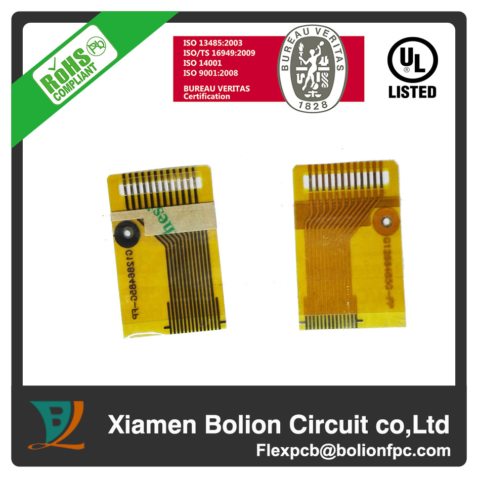 Single-Sided Flexible PCB with Pi Stiffener and Enig