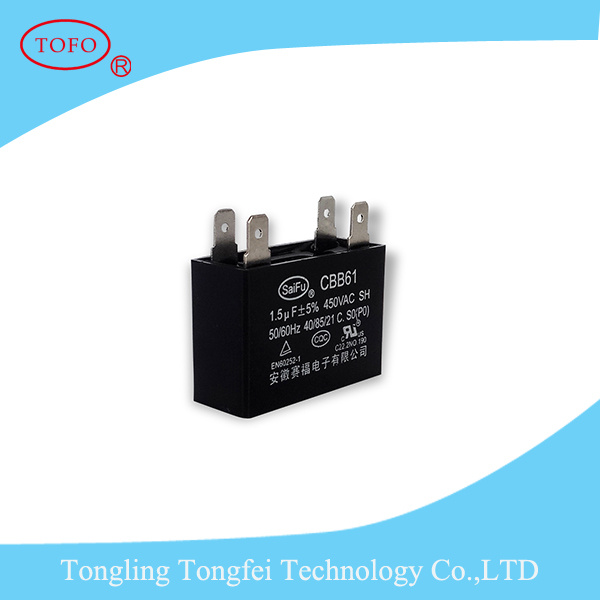 Running Capacitor Cbb61 450V 1.5UF